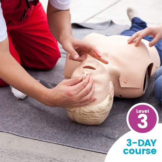 First Aid at Work – Level 3 (3 day Course) Tutor led